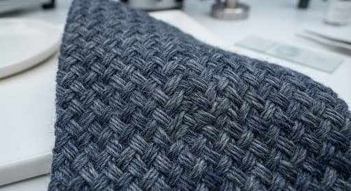 Combed organic cotton fibers